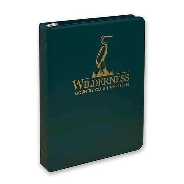 Foil Stamped Vinyl Binder
